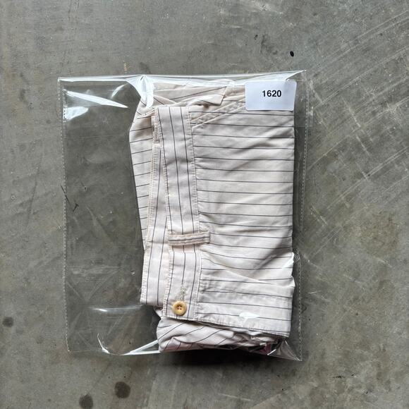 Polo Ralph Lauren Prospect Short Men's 40 Ivory Striped Black Chino Golf Shorts - Picture 7 of 7